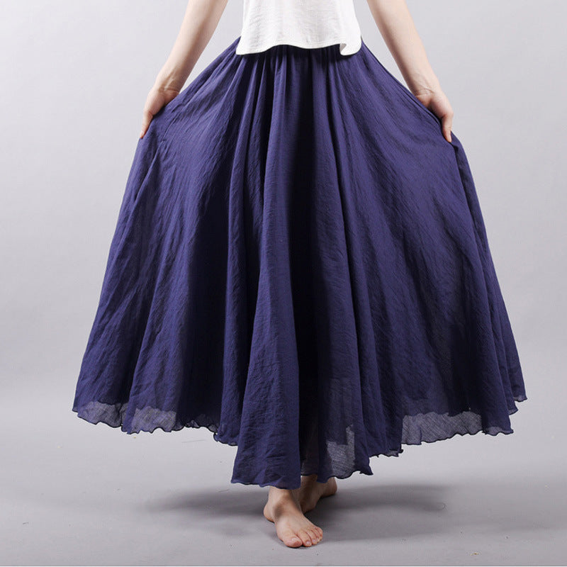 Chill-Cuts Cotton Maxi Skirt