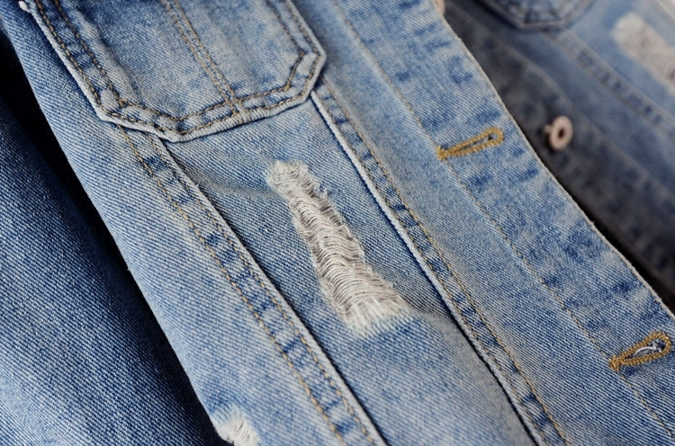 Ripped Everysize Denim Jacket