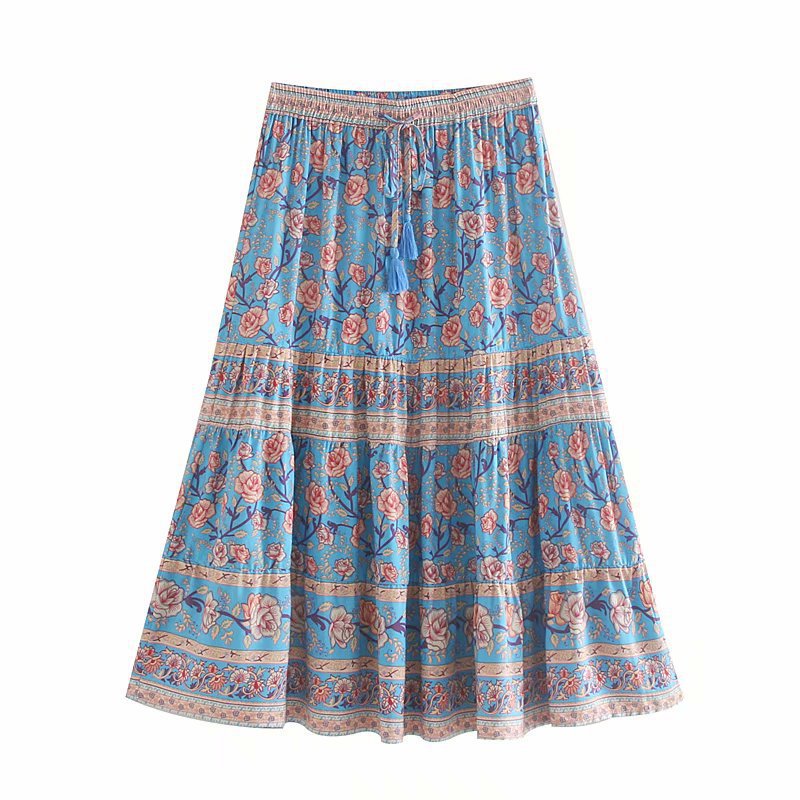 Comfort-Stride Elastic Skirt