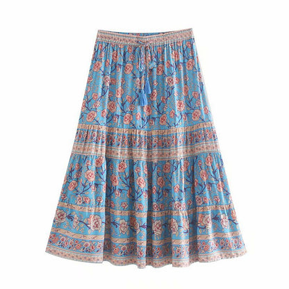 Comfort-Stride Elastic Skirt