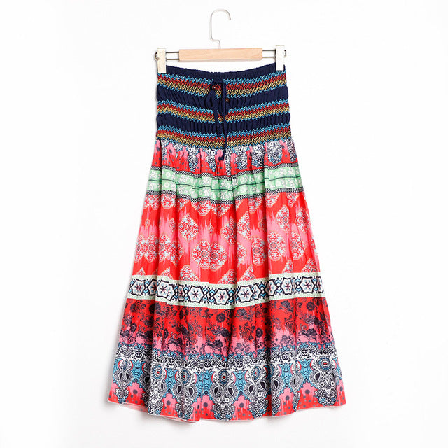 Chill-Cuts Floral Maxi Skirt