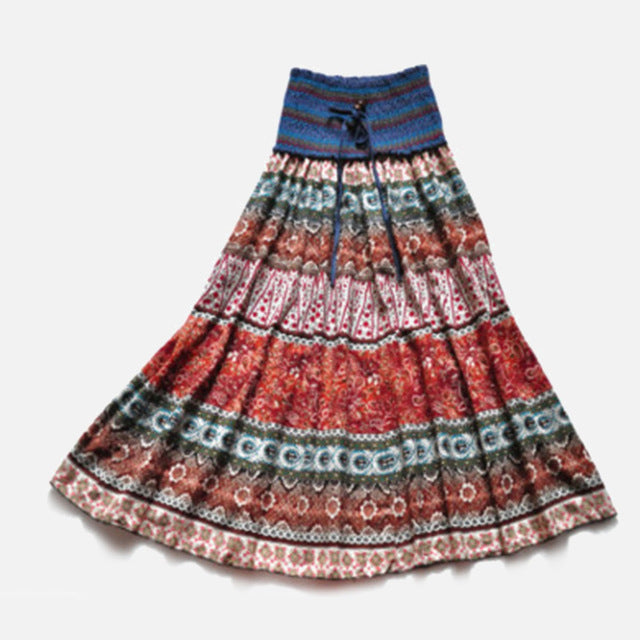 Chill-Cuts Floral Maxi Skirt