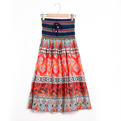 Chill-Cuts Floral Maxi Skirt