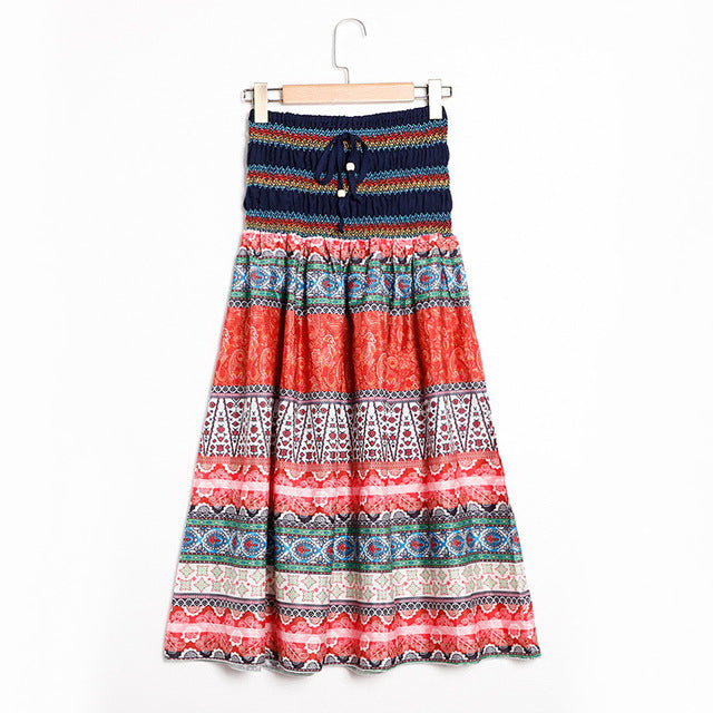 Chill-Cuts Floral Maxi Skirt