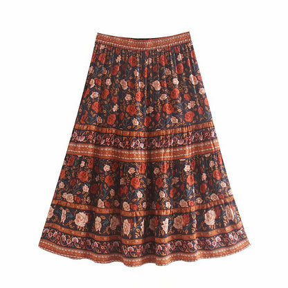 Comfort-Stride Elastic Skirt