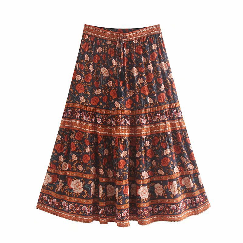 Comfort-Stride Elastic Skirt