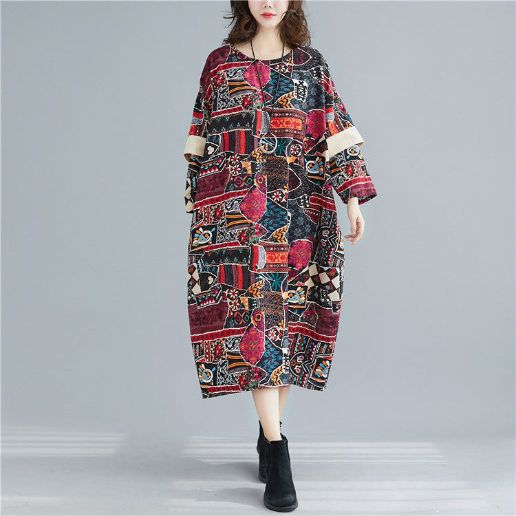 Wild Heart Double Sleeve Long Dress