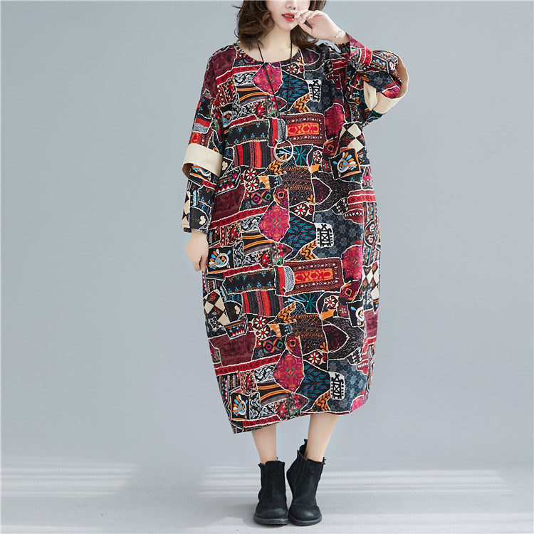 Wild Heart Double Sleeve Long Dress