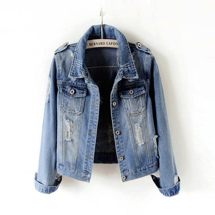 Ripped Everysize Denim Jacket