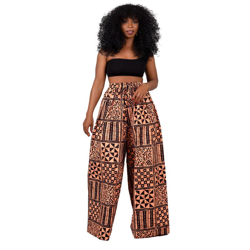 Leisure-Luxe Printing BoHo Pants