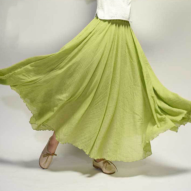 Chill-Cuts Cotton Maxi Skirt