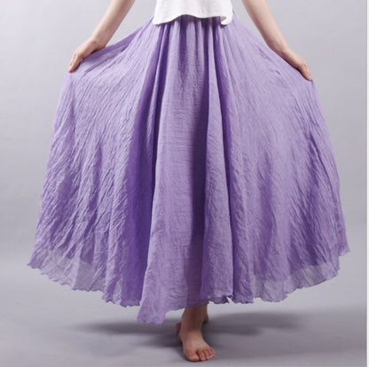 Chill-Cuts Cotton Maxi Skirt