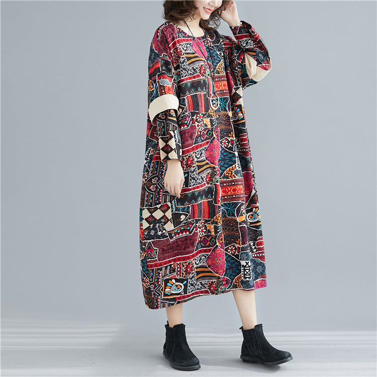 Wild Heart Double Sleeve Long Dress