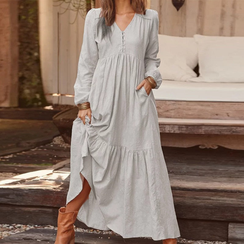 Cotton Linen Dress