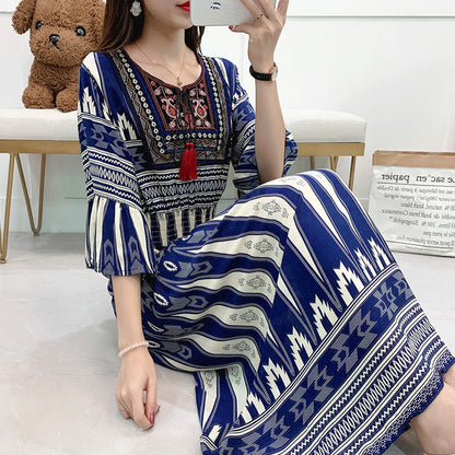 Dazzle Pulse Half Sleeve Dress