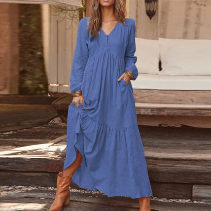 Cotton Linen Dress