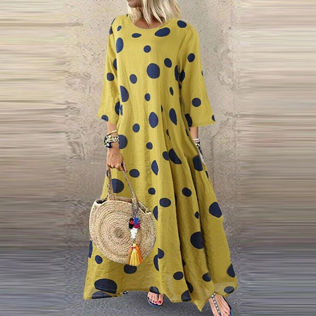 Printed Oversized Maxi Dress