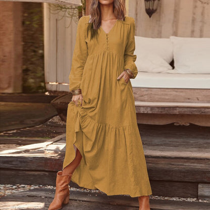 Cotton Linen Dress