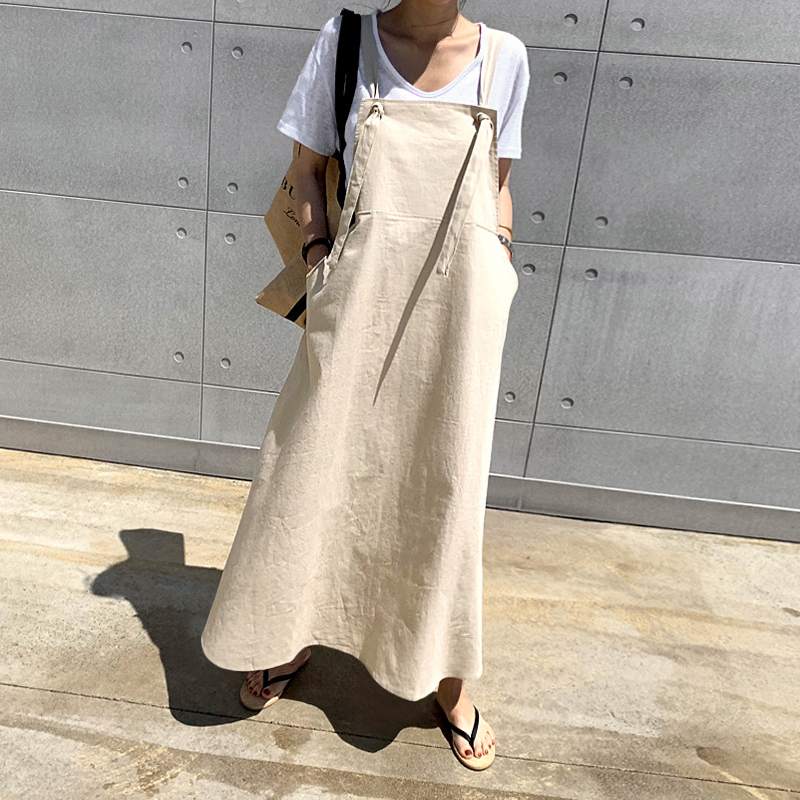 Boho Baggy Casual Linen Dress