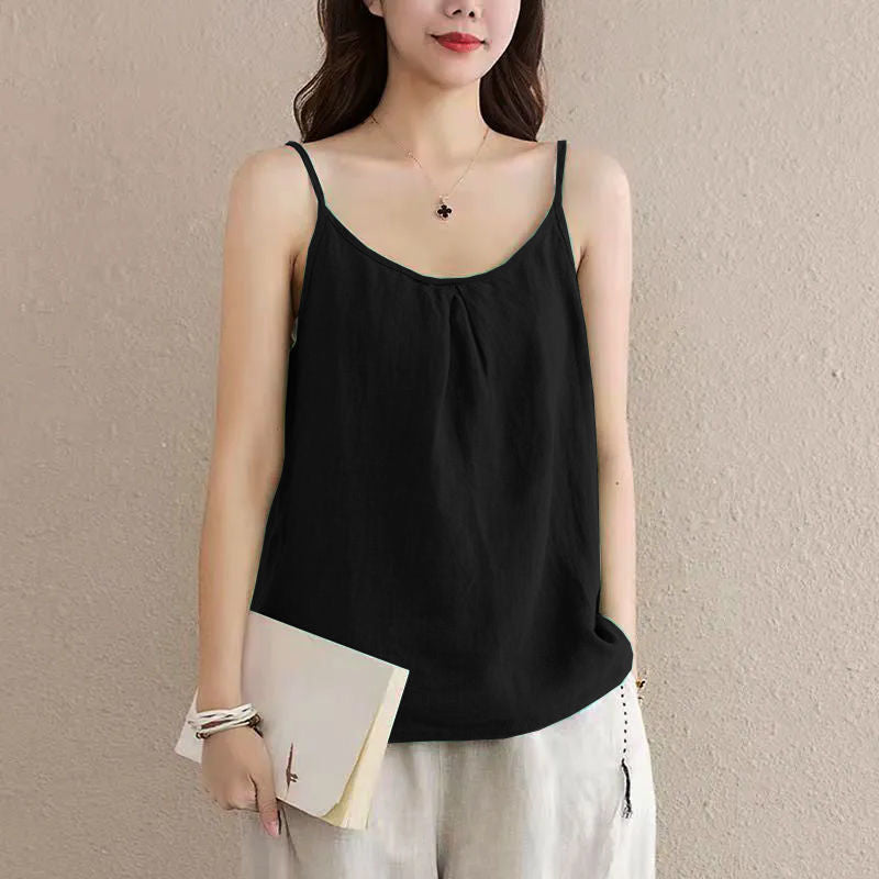 Loose Sleeveless Strap Tank top