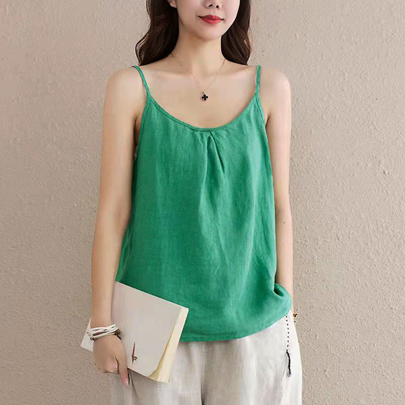 Loose Sleeveless Strap Tank top