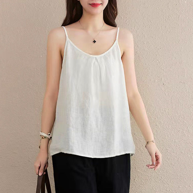 Loose Sleeveless Strap Tank top