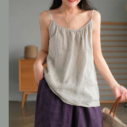 Loose Sleeveless Strap Tank top